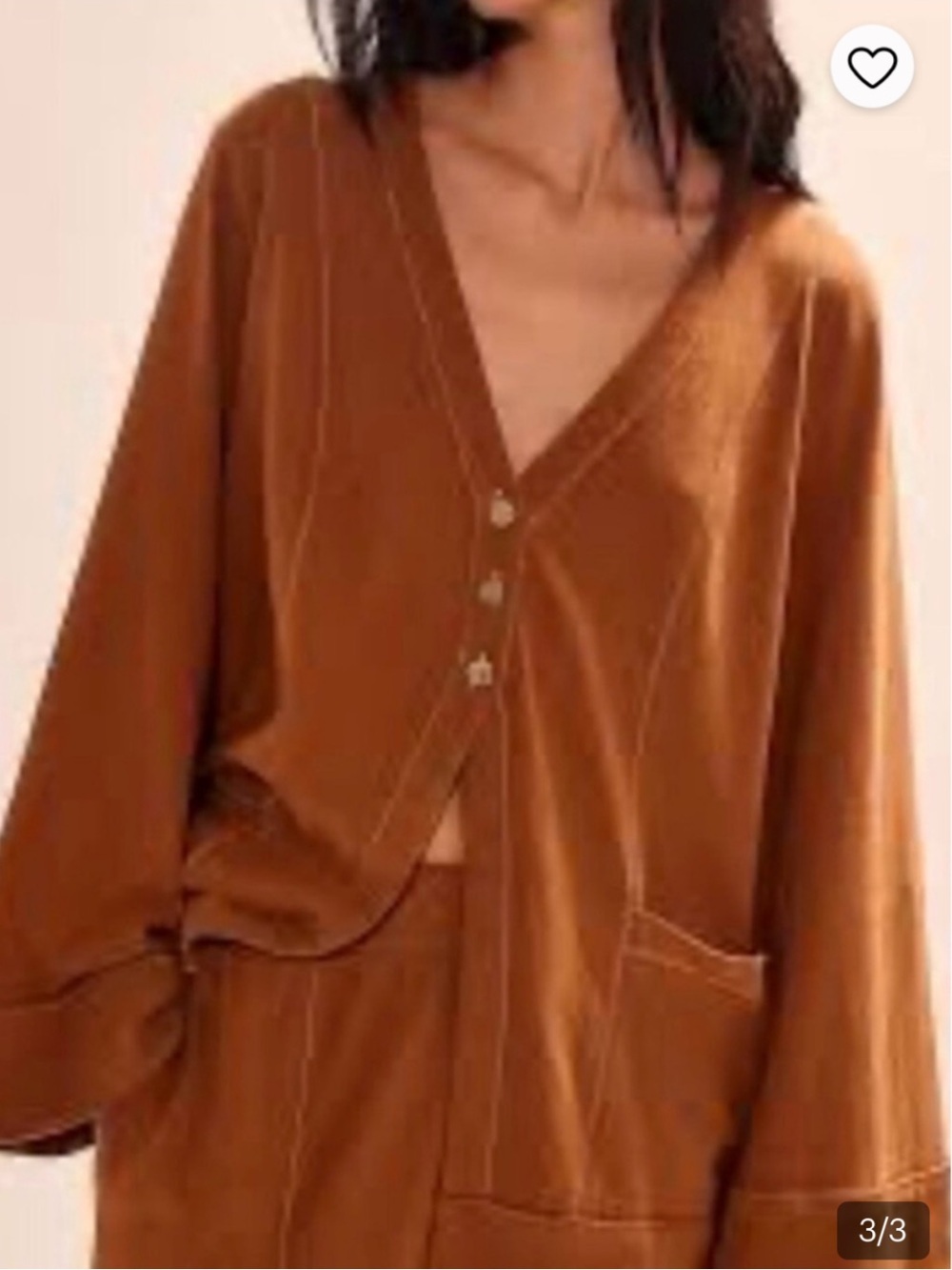 NWOT FP Movement Strada Pant Set ~ Brown. Size XS - Picture 3 of 4